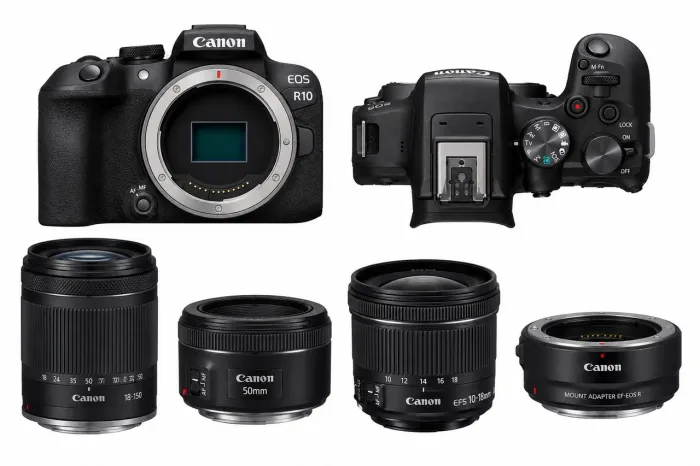 Kit fotográfico Canon EOS R10