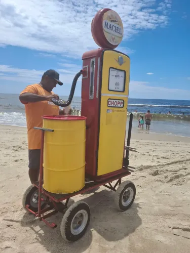 CHOPEIRA ESTILO BOMBA DE COMBUSTÍVEL 