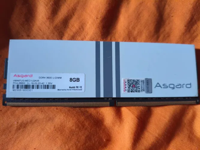 Memória 8gb 3600hz ddr4 Asgard