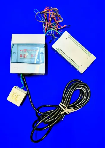 Fonte 12V 360W (30A) Alta Potência + Quadro Elétrico com Disjuntor e DR + Cabo e Tomada