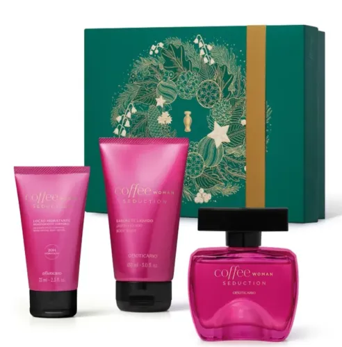 Kit Coffee Seduction feminino do BOTICÁRIO. KIT LACRADO.