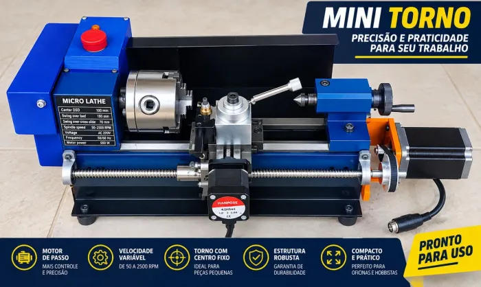Mini Torno MR34 CNC