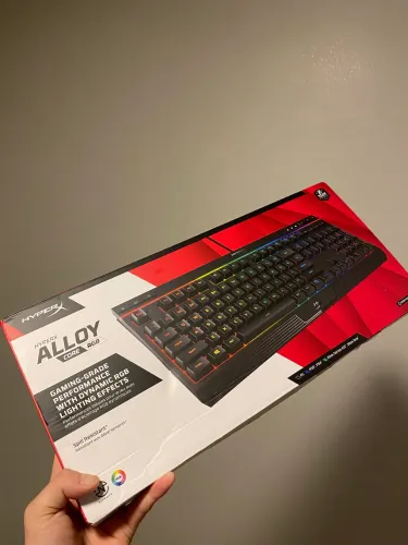 HyperX Teclado Gamer HyperX Alloy Core RGB, ABNT2, PRETO