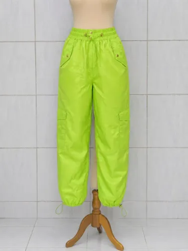 Calça cargo neon