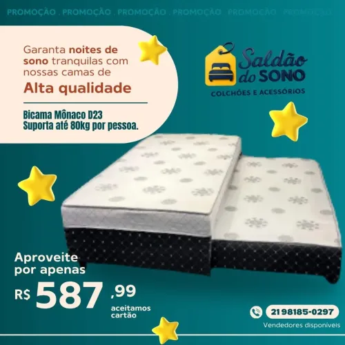 BICAMA SOLTEIRO MÔNACO D23