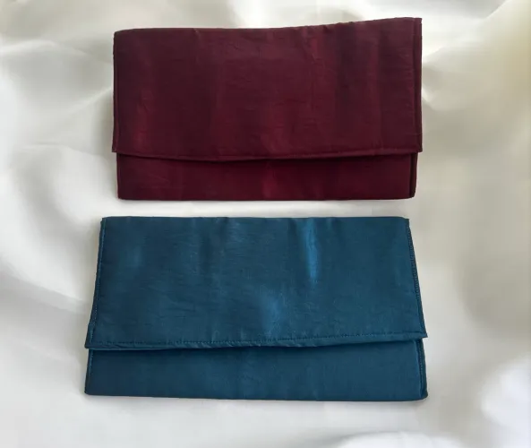 Kit clutch - azul e vinho 