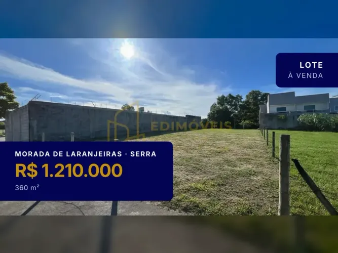 Lote Plano em Morada de Laranjeiras Ideal para Seu Negócio!
