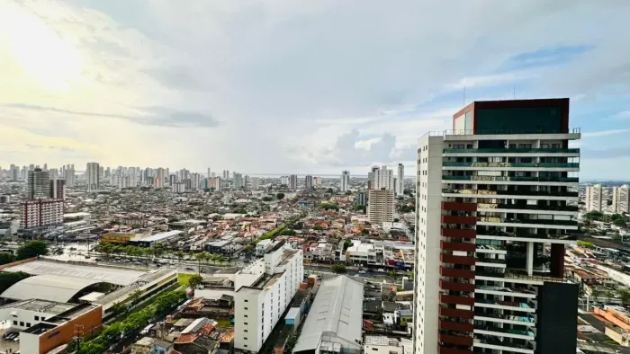 Lindo AP 3 suítes andar alto no bairro do Marco, com modulados, 2 vagas, lazer completo