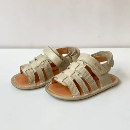 Sandália Infantil Gambo 21 Creme