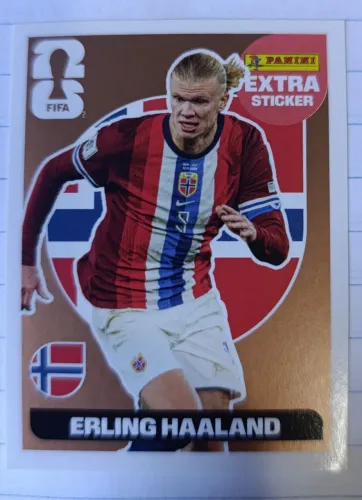 Figurinha legends de bronze da copa de 2026 do Erling Haaland