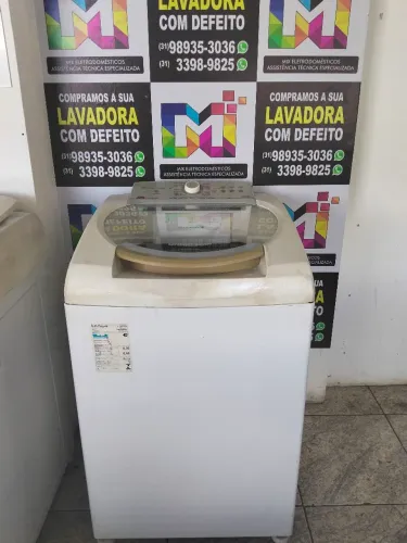 Máquina de lavar Brastemp 11 kg funcionando perfeitamente com garantia de 3 meses