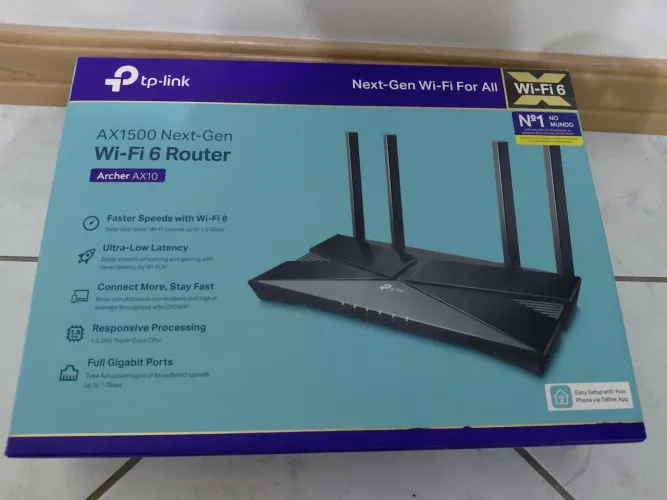 Roteador Wi-Fi 6 Tplink AX1500