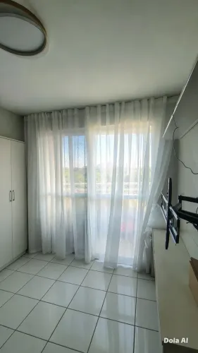 Cortinas sobre medidas trilho  