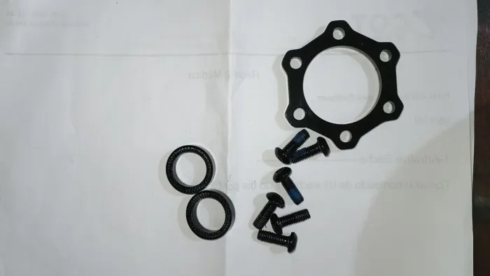Adaptador para cubo passante da roda dianteira. Se 100mm para 110 Boost