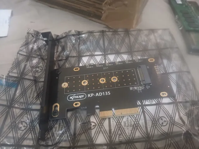 Adapitador de nvme para pci x1