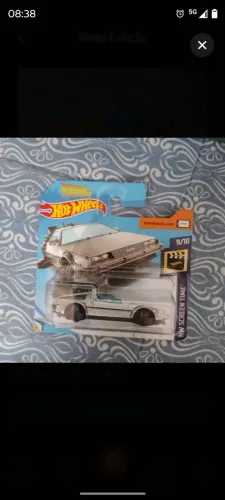 Hot Wheels DeLorean Time Machine - Hover Mode FVC50 | De Volta para o Futuro