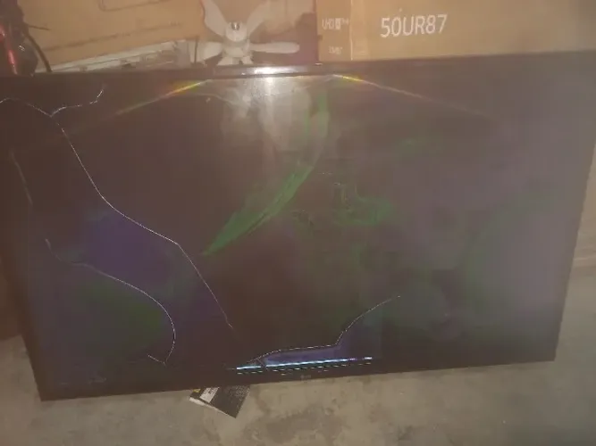 Smart TV LG 49 pol 49lh5700 tela quebrada