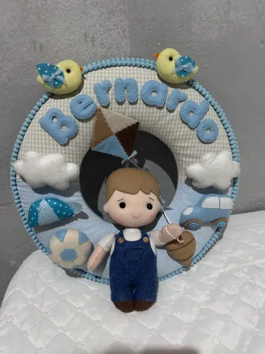 Guirlanda com nome Bernardo 