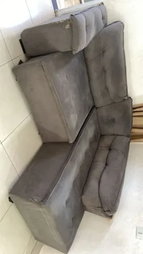 Sofá de canto retrátil 