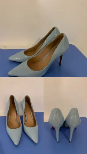 Scarpin Feminino Azul Claro