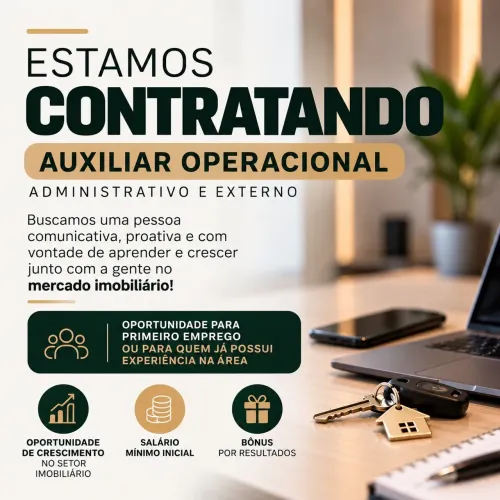 VAGA AUX. ADM E OPERACIONAL