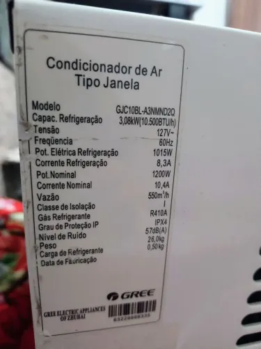 Ar condicionado 10.000 BTUs 