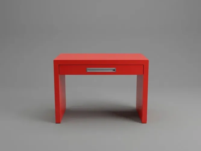 Escrivaninha Vermelha com Gaveta / Mesa para Estudo e Notebook Medidas na Descrição