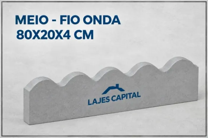 meio - fio onda ( jardim )