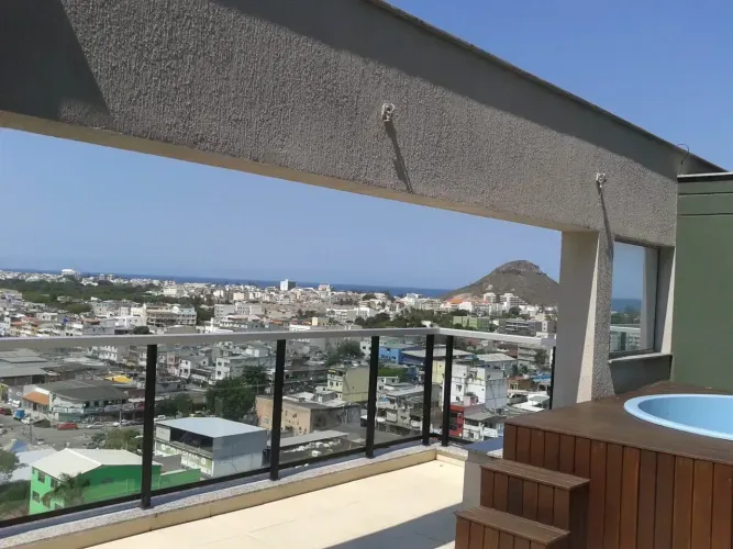 Cobertura vista Barra Bonita Recreio enda possui 172 metros quadrados com 4 quartos