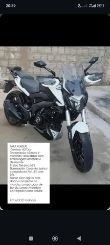 Vendo dominar 400cc . Moto nova , revisão na concessionária.