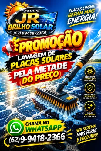 Manutenção de placas solar 