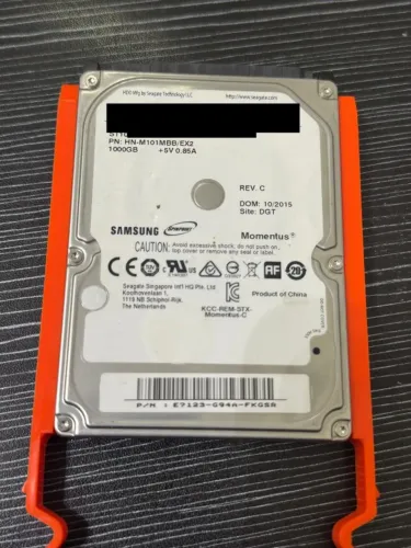Vendo HD de Notebook Seagate Momentus de 1TB, modelo ST1000LM024