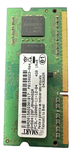 Memória ram DDR3 PC3L 4gb para Notebooks