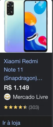 Celular Redmi note 11