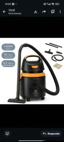 Aspirador um mês de comprado 350,00 Electrolux