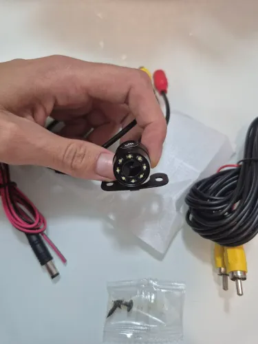 Câmera de Ré Borboleta 2 em 1 (c/ 8 LEDs Noturnos)