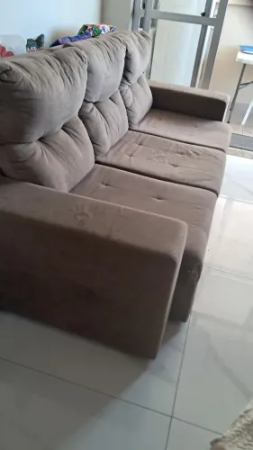 Sofá retrátil de 3 lugares