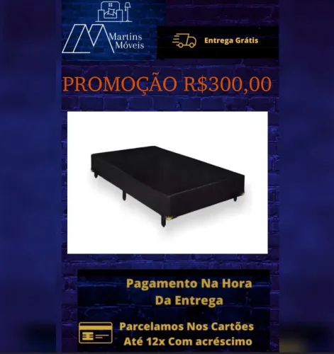 GRANDE PROMOÇÃO BASE PARA COLCHÃO ENTREGA GRÁTIS ACEITA CARTÃO