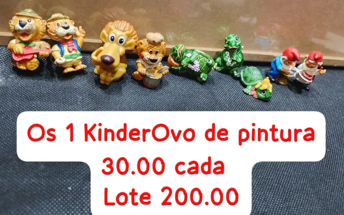 Kinder ovo pintados os 1 Kinder ovos