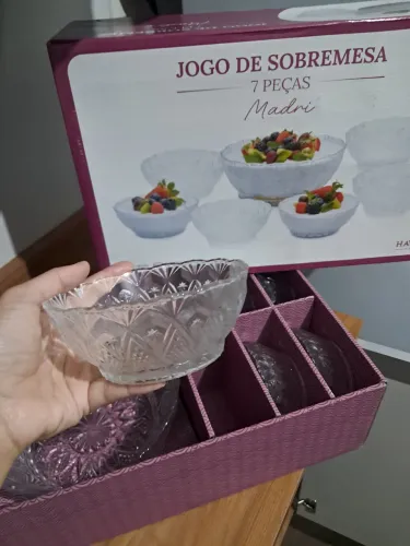 Conjunto Sobremesa 7 peças