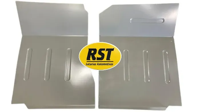 Assoalho Dianteiro Cabine Chevrolet C-10 C14 D10 A10 Veraneio Par Chapa 18 Mod. Adaptável