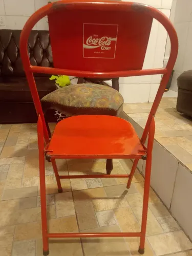 Cadeira da Coca cola antiga