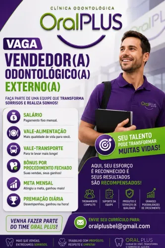 VAGA DE EMPREGO PARA VENDEDOR EXTERNO