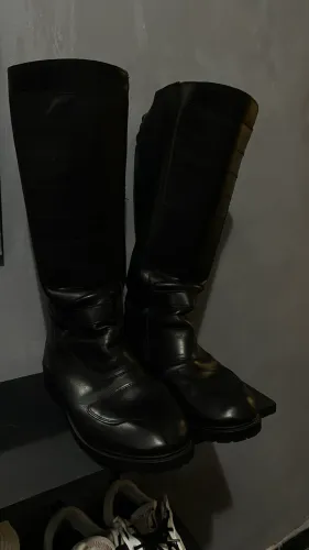 Bota Motociclista Cano Alto - Couro Legítimo