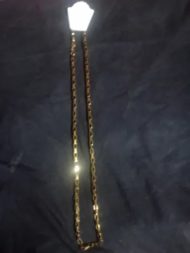 Cordão masculino tijolinho dourado*novo*!