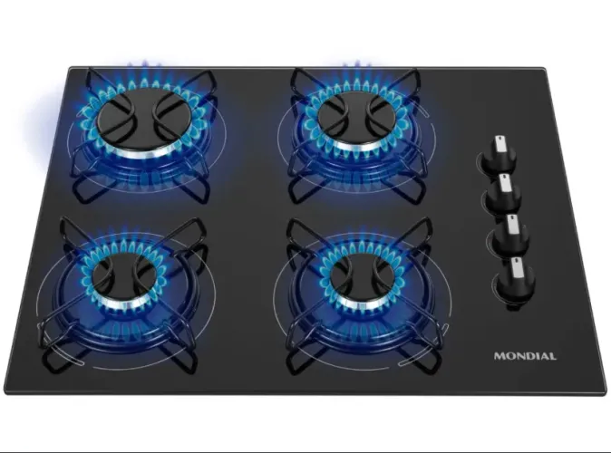 Cooktop Mondial 4 bocas + armário gabinete