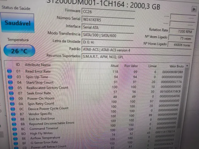 Hd seagate 2TB
