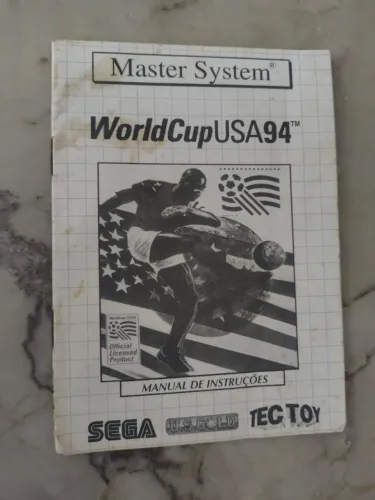 Manual do jo master System world Cup USA 1994.No estado