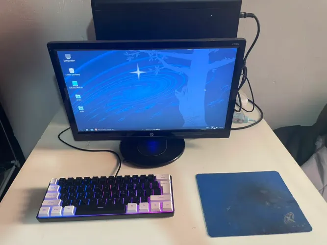 COMPUTADOR + MONITOR HP + TECLADO MECÂNICO !!!