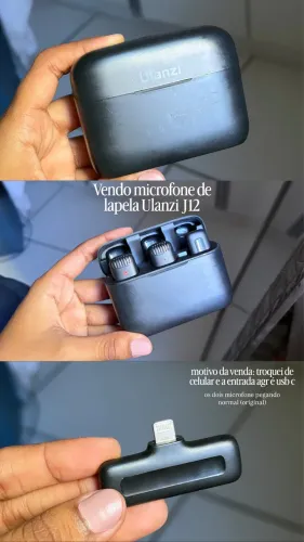 Microfone de lapela ulanzi